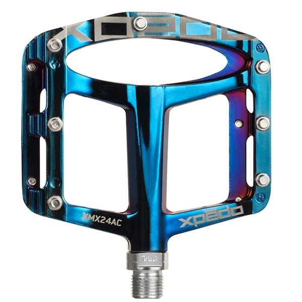 xpedo pedale spry xmx24mc Xpedo SPRY Platform Pedals Blue Ray